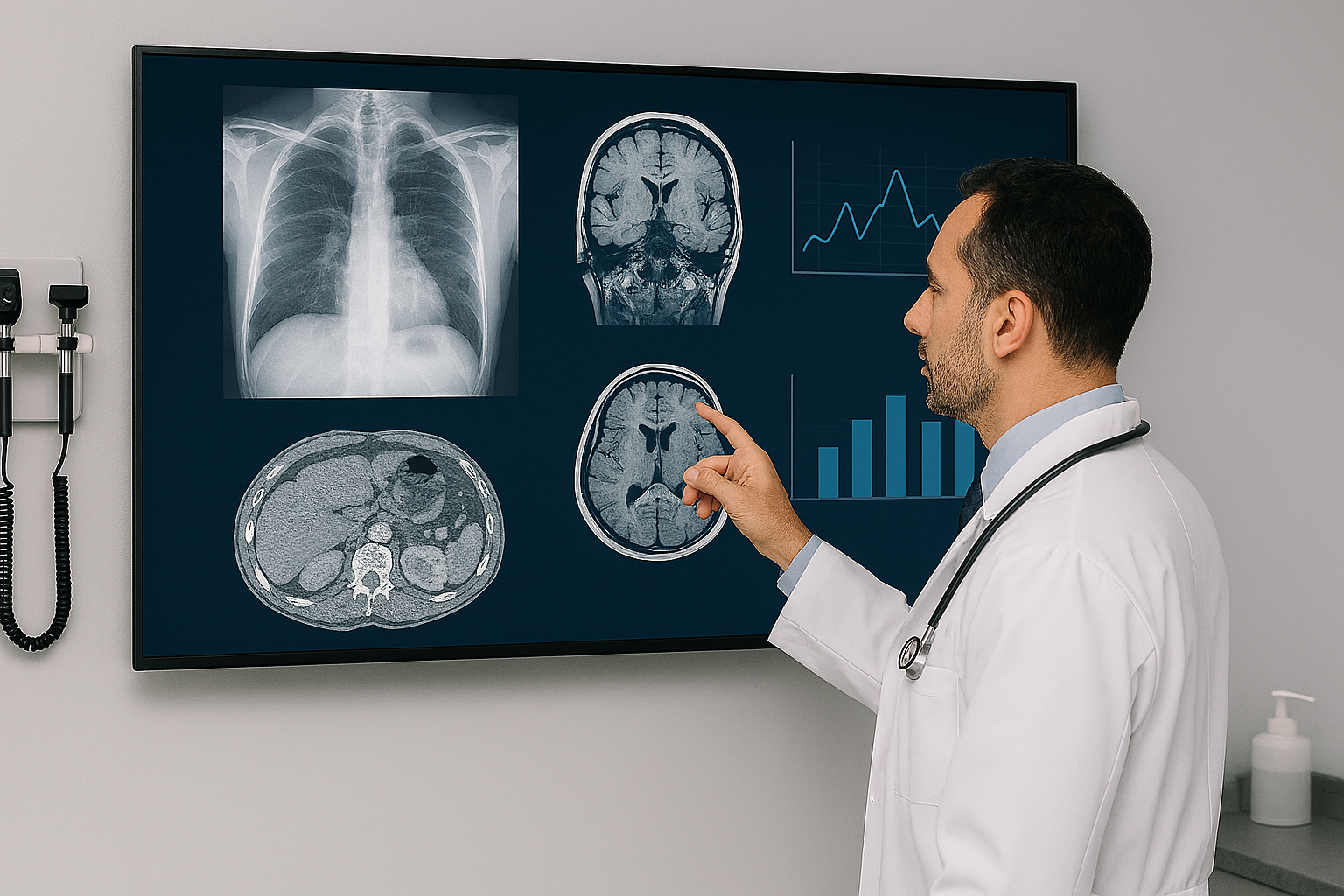 Illustration representing the iMagicLens workflow from image acquisition to decision making